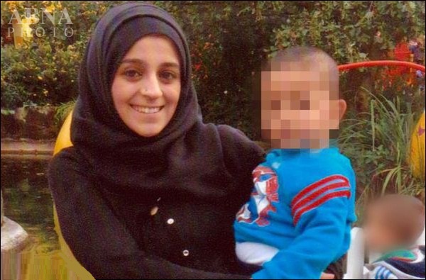 زنی که با نوزادش به داعش پیوست + عکس