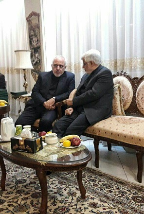 عکس / عارف و ظریف در یک مجلس عرض تسلیت