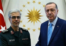 سرلشکر باقری پس از دیدار با اردوغان: ایران و ترکیه مخالف همهپرسی کردستان عراق هستند و نباید این کار صورت بگیرد