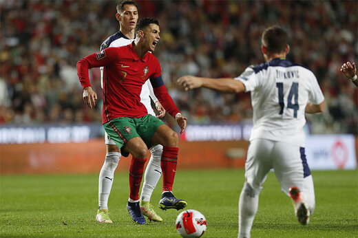 کار فوق العاده زیبای بازیکنان صربستان 