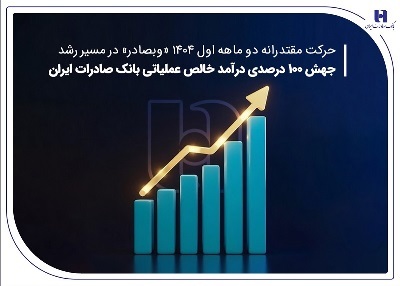 حرکت مقتدرانه دو ماهه اول ۱۴۰۴ «وبصادر» در مسیر رشد حرکت مقتدرانه دو ماهه اول ۱۴۰۴ «وبصادر» در مسیر رشد