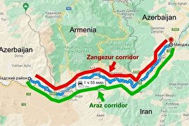 گاردین: «کریدور زنگزور» موازنه قدرت در منطقه را تغییر می‌دهد/ این پروژه ضربه‌ای دیگر به نفوذ رو به افول روسیه در منطقه به شمار می‌رود/ گشایش بیشتر مرز با ترکیه هم می‌تواند ارمنستان را وارد پروژه «دالان میانی» کند، یک مسیر تجاری که تهران و مسکو را دور می‌زند