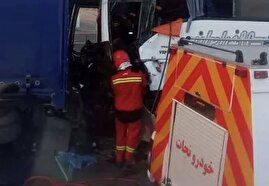 تصادف مرگبار اتوبوس تهران - مشهد؛ ۲۱ کشته و مصدوم