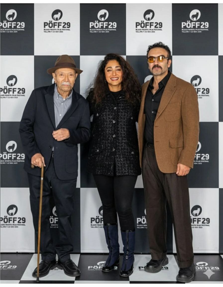 گلشیفته فراهانی و علی نصریان روی فرش قرمز