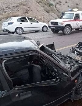 تصادف زنجیره‌ای در اتوبان تهران–قم، حوالی فرودگاه امام/ ۱۱ نفر مصدوم شدند