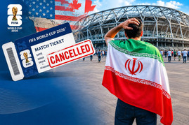 قبل از سوت آغاز جام جهانی، پای سیاست به فوتبال باز شد / لغو ناگهانی سهمیه بلیت ایران / از بلاتکلیفی هواداران تا سکوت فیفا